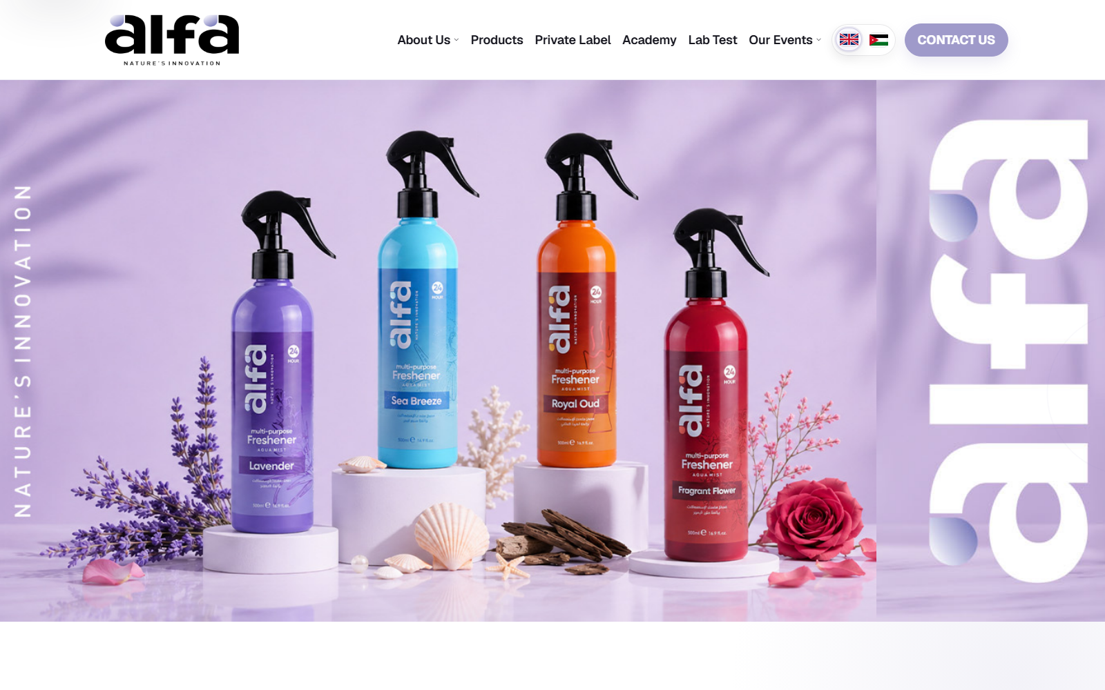 Alfa Chemicals Manufacturing project interface